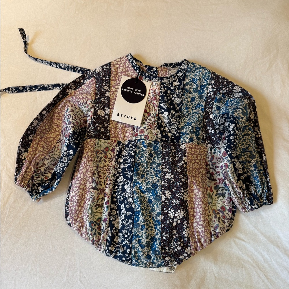 NWT ESTHER Floral Baby Romper